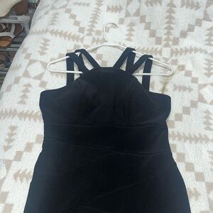 Black Strappy Formal Dress
